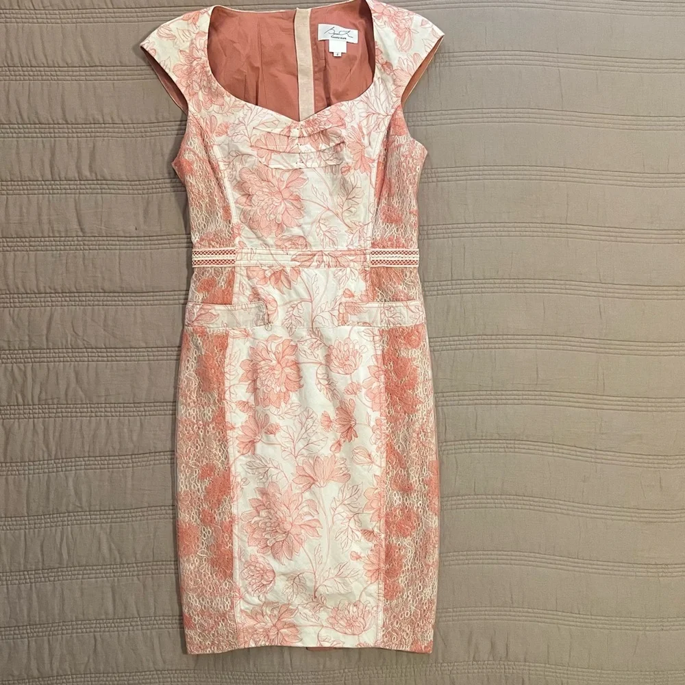 Byron Lars Pink and White floral Dress - Picture 6 of 7